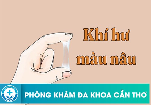 ra khí hư màu nâu đen trước kỳ kinh nguyệt