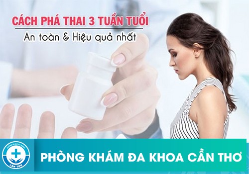 thai 3 tháng phá bằng thuốc được không