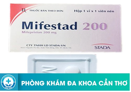 Hình ảnh thuốc phá thai Mifestad 200